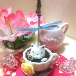 3Dラテアート風♡にゃんこメモスタンド