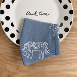 累計２０００枚突破記念sale コットン×ダブルガーゼ  立体マスク　キッズ　大人用　ユニコーン　刺繍　デニム