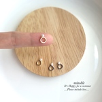 new▷loose mini ring pearl ピアス/ノンホールイヤリング＊受注製作＊