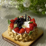 ミニチュア♡フラワータルトケーキ
