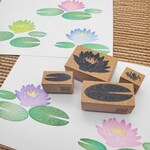 【夏】水蓮スタンプ