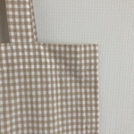 ちょいデカチェックバッグ  L