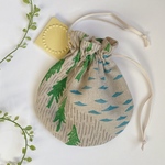 ミナペルホネンふりる巾着