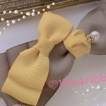 プチギフト💛大人可愛いリボン♡お洒落ヘアクリップ