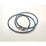 3wayビーズマスクチェーン cobalt blue × silver color