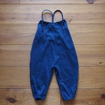 【shiroteira様オーダー専用】ネイビーリブニットのサロペットロングパンツ