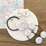 【Nさまオーダー品】リバティ☆ Michelle オシャレセット+ダブルリボン M