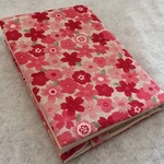 ブックカバー　文庫用　桜梅・ピンク
