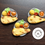 ミニチュアフード　インドカレー