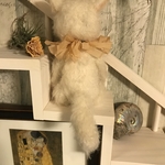 お祈り猫さん　テディベア　ぬいぐるみ