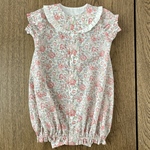 刺繍名入れ無料／リバティ＊Feliciteのツーウェイオール／カバーオール／ロンパース／ベビー／新生児／半袖／出産祝い／LIBERTY／フェリシテ／女の子／長袖／タナローン