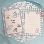 ［M-6］A7【2版】A6サイズ両面＊Mary＆Rody notebook風メモ②