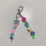 バッグチャーム(キーホルダー)Merry:陽気な🌷🌱🌸🌿🌼☘️🌈•*¨*•.¸¸♬︎♪♪