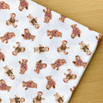 50*35【冷感ニット】mini Teddy《 生地 ニット生地 冷感 涼感 クマ ベア テディベア 熊 ひんやり メッシュ クール 寝具 マスク ペット 洋服 COTTONCANDY 夏 》