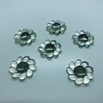 【10個】アクリルフラワーパーツ カボション ブラック【カボション アクリル アクセサリーパーツ アクセサリー資材 パーツ】