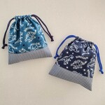 恐竜コップ袋　２点セット　かっこいい　☆業務縮小により大幅値下げ！☆