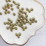 #274【70pcs】メタルビーズ(6mm)_ゴールド