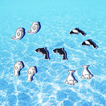 ミニミニ海獣イヤリング
