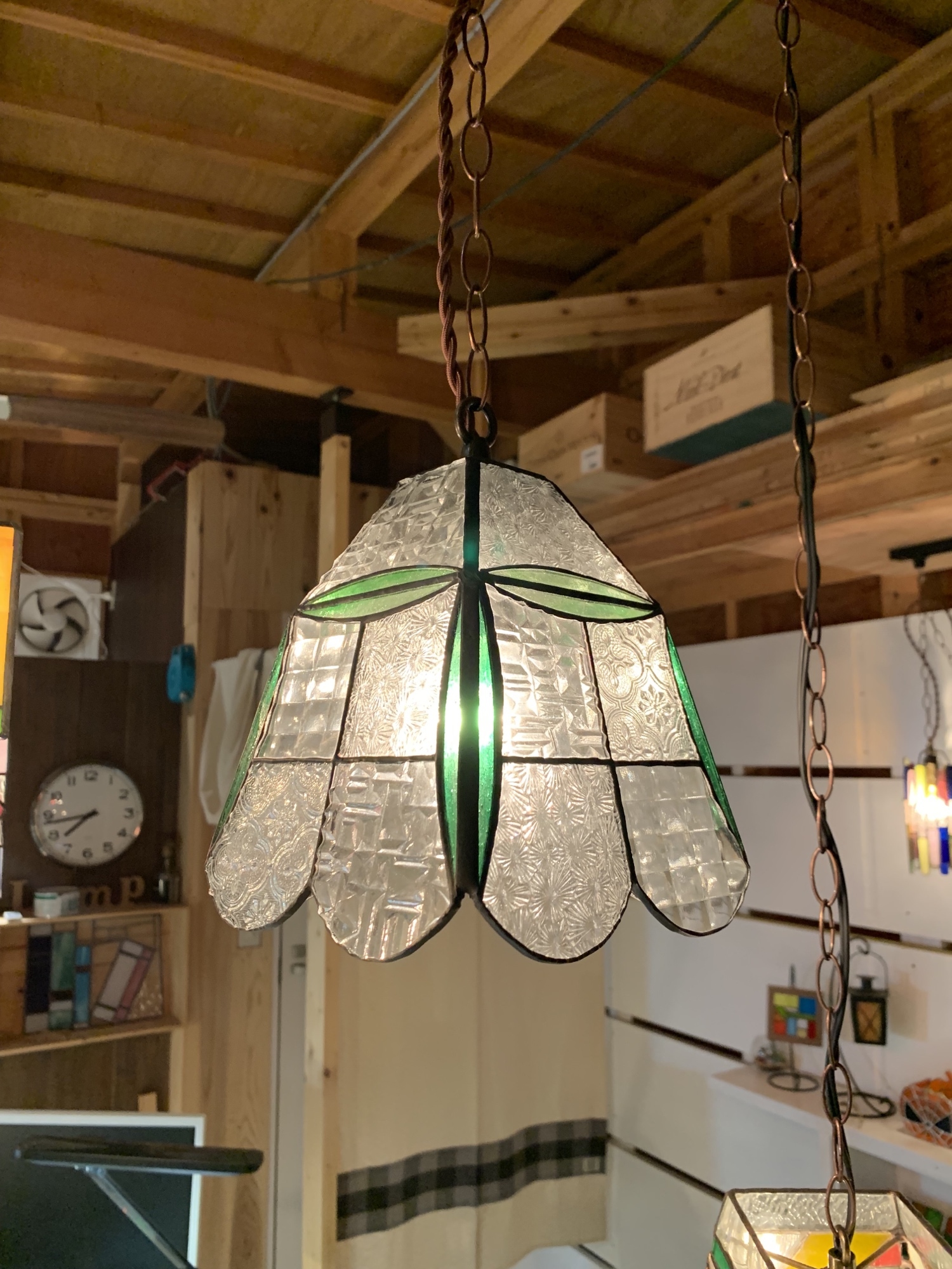 台形ステンドグラスランプ - Lamp! | minne 国内最大級の