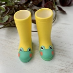 ⑦1/6ドールサイズ《M size》Green Yellow Frog Bootsグリーンイエローフロッグ　ブーツ　靴　