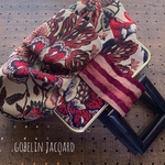 ◉専用ページ2点◉◉お取り置き&オーダー◉イタリア製gobelin jacqard◉大玉がま口木製持ち手　がま口バック