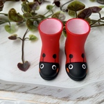 ⑱1/6ドールサイズ《L size》Red Lady Bug てんとう虫　赤　ブーツ　靴
