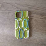 *受注製作*ミナペルホネン*タルト*マスタード*mina perhonen*iPhoneケース*iPhoneカバー*スマホケース*スマホカバー