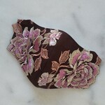 ＊New＊67.ラグジュアリーなバラ刺繍が美しいレースのマスク