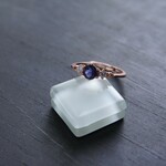 アイオライト　6爪CZリング　SILVER925　PG