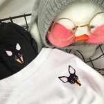 週替わりセール　犬服　ミニチュア　ピンシャー　ワンポイント　ワッペン　タンクトップ　夏服