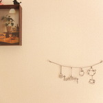 ワイヤーで作ったガーランド☆