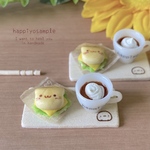 ねこちゃんハンバーガー ウインナーコーヒー付き  ミニチュアフード