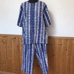 浴衣反物リメイク＊半袖ブラウスセットアップ