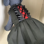 犬　猫　ハロウィン　ガールバンパイア　コスプレ　仮装　ドレス　ワンピース　ドラキュラ　衣装　犬服　猫服