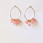 桜ドロップピアス