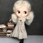 85 シンプル染めワンピースセット　#ブライス