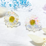 お花のオーロラピアス