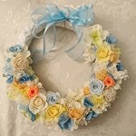 new♪srn0516様専用ページです。プリザのリースブーケ♪ブライダルブーケ♪   