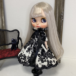 黒花ワンピース　NO.1 ブライスワンピース　