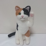 羊毛フェルト 招き 猫(三毛猫)