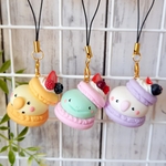 【値下げ中】アニマルマカロンケーキキーホルダー