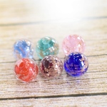 金箔とんぼ玉 12mm 6色セット  各色1個 計6個