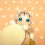 にゃんこのしっぽ○生ビール○ノルウェージャン○猫○ストラップ