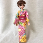 ジェニー・momoko 浴衣　マルチカラー・花柄