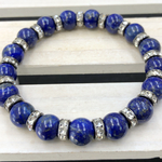 ラピスラズリの宇宙のようなブレスレット
