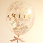 《フラワー×SMILE》コンフェッティバルーンキット♡ フォトプロップス