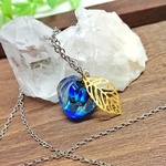 幻想の鬼灯（ほおずき）　【レジン　ネックレス　キーホルダー】