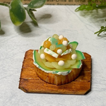ミニチュアケーキ　マスクメロンのタルト