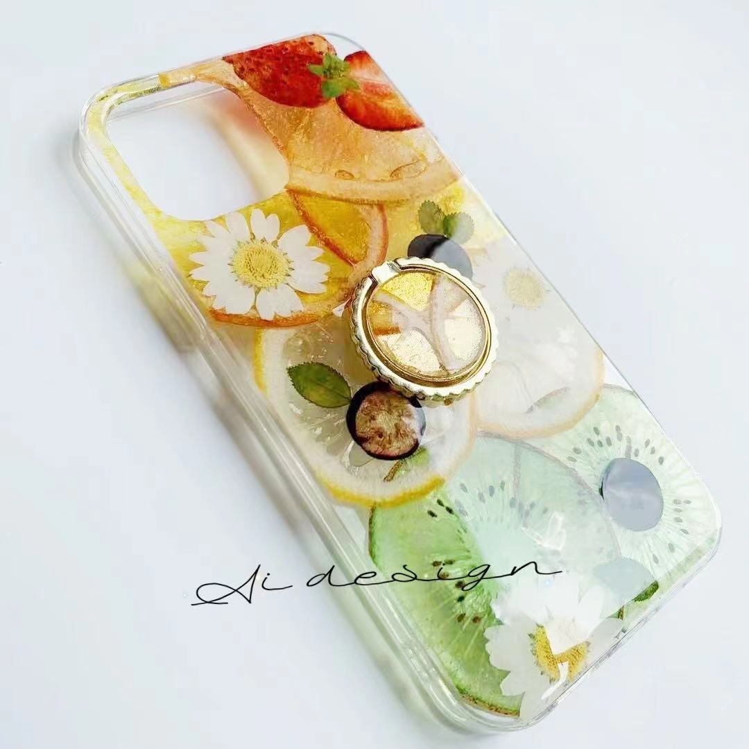 ♡押しフルーツケース✨ドライフルーツ スマホケース