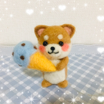 🍦🍀ミントアイスと柴犬ちゃん🍀🍦